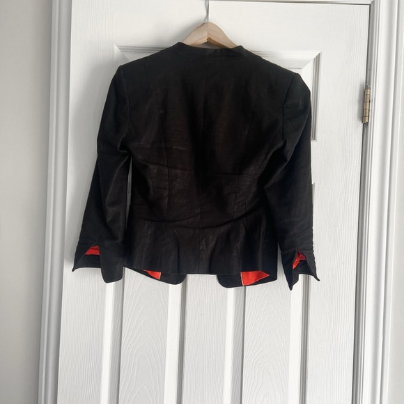 H&M | Black blazer cropped jacket - Picture 6 of 8